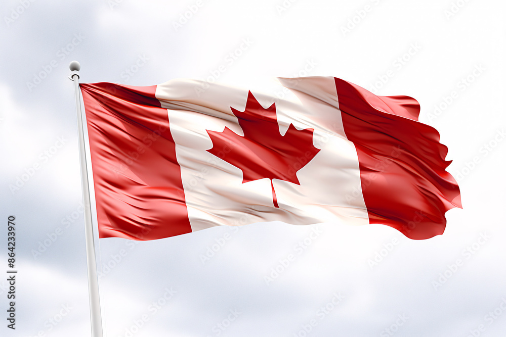a flag on a flagpole a flag on a flagpole