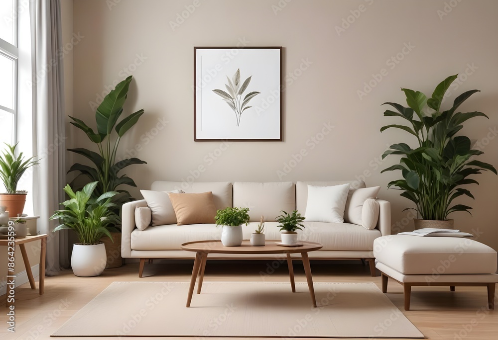 Frame mockup, ISO A paper size. Bedroom poster mockup. Modern interior design. Living room Interior mockup with house background. 3D render Frame mockup, ISO A paper size. Bedroom poster mockup. Modern interior design. Living room Interior mockup with house background. 3D render