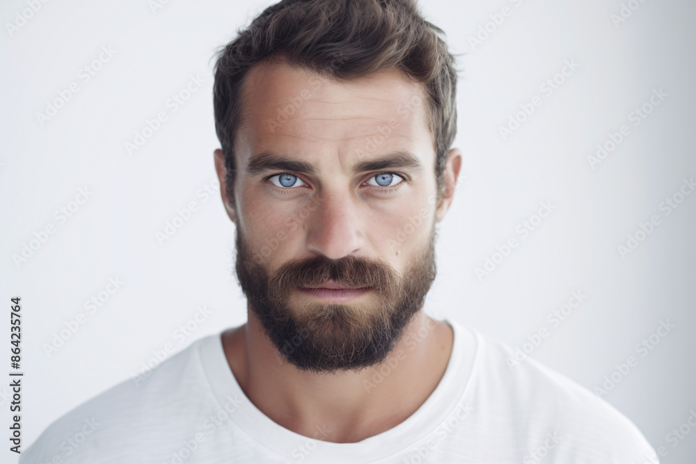 a man with a beard a man with a beard