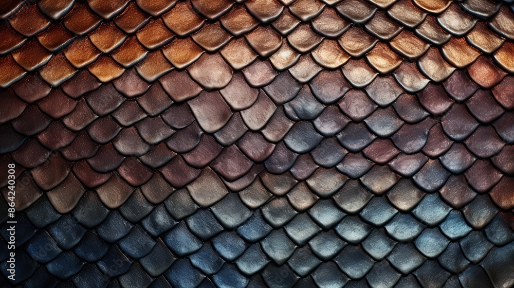 Metallic Scales Abstract Background Metallic Scales Abstract Background