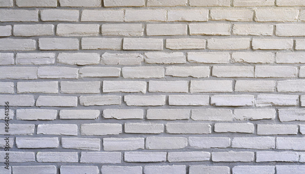 Detail of a white brick wall texture Detail of a white brick wall texture