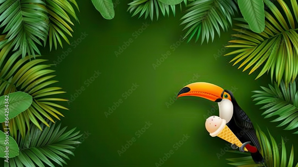 Fototapeta premium A Toucans Tropical Treat