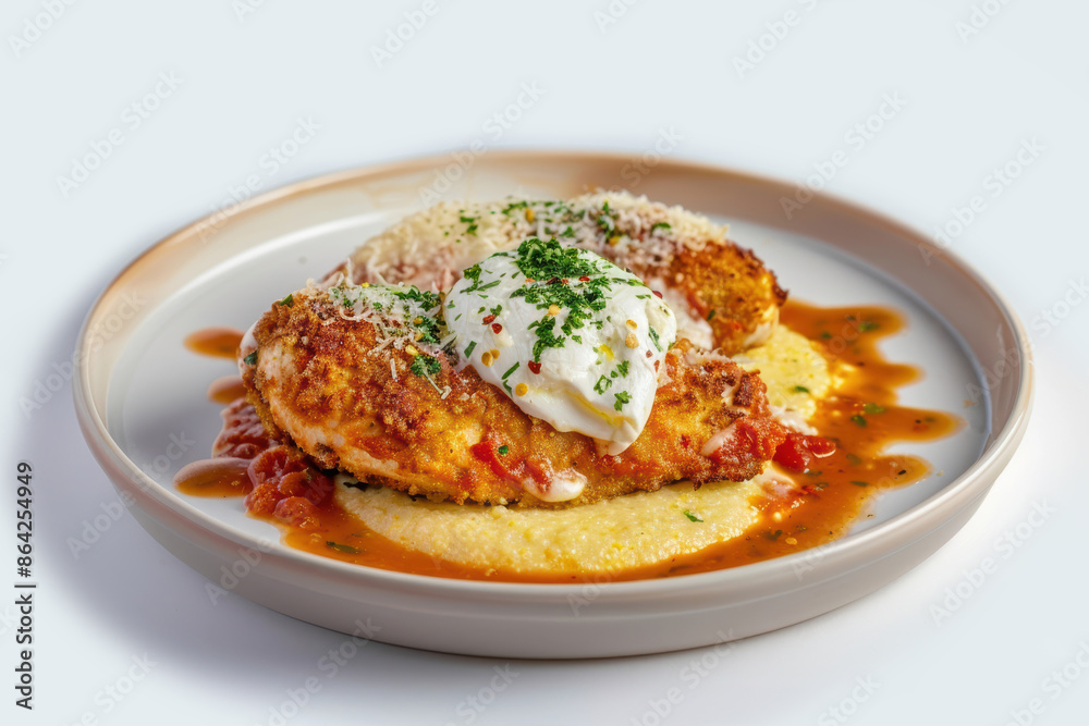 Catelli's Chicken Parmesan with Silken Burrata and Parmesan Catelli's Chicken Parmesan with Silken Burrata and Parmesan
