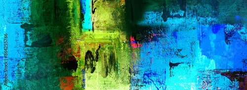Panel kuchenny z motywem Digital painting multicolors abstract art design .