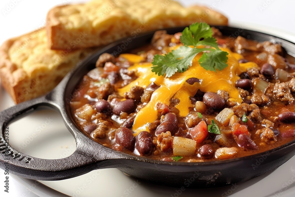 Rustic Cattle Drive Chili with Cumin, Chili Powder, and Sweet Tomatoes