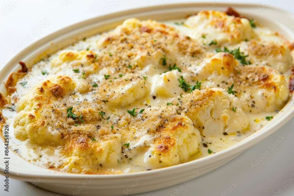 Homemade Cauliflower Gratin with Gruyere and Herbs Homemade Cauliflower Gratin with Gruyere and Herbs