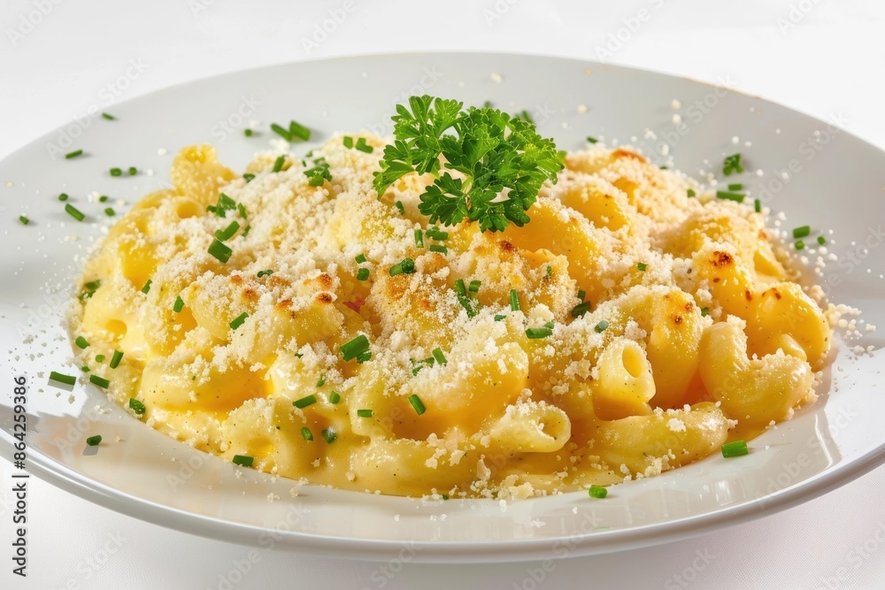 Gourmet Cauliflower Mac N Cheese with Grated Parmesan Gourmet Cauliflower Mac N Cheese with Grated Parmesan