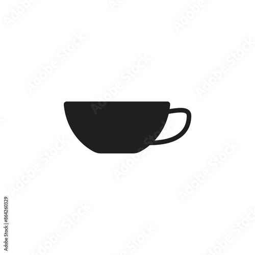 Simple cup icon on white background.