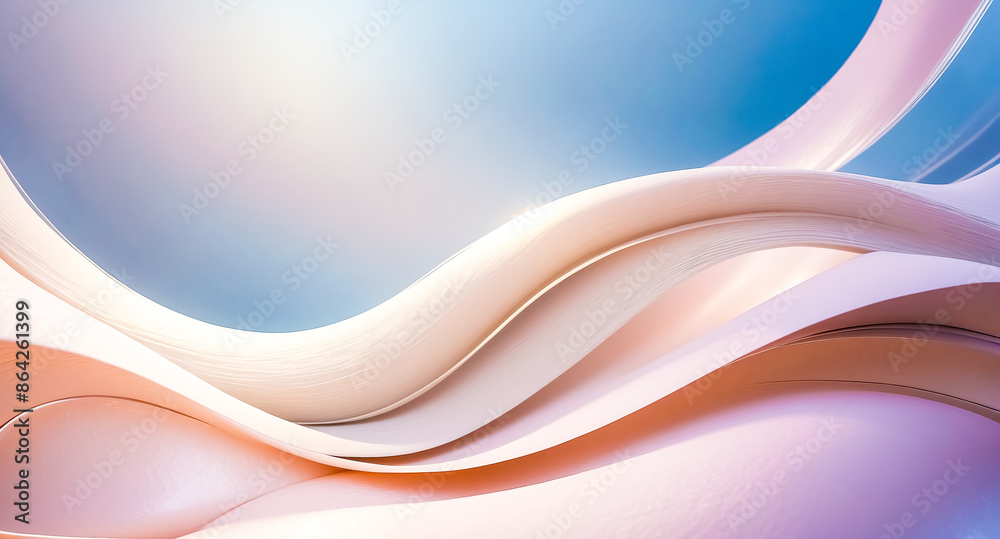 abstract background with waves