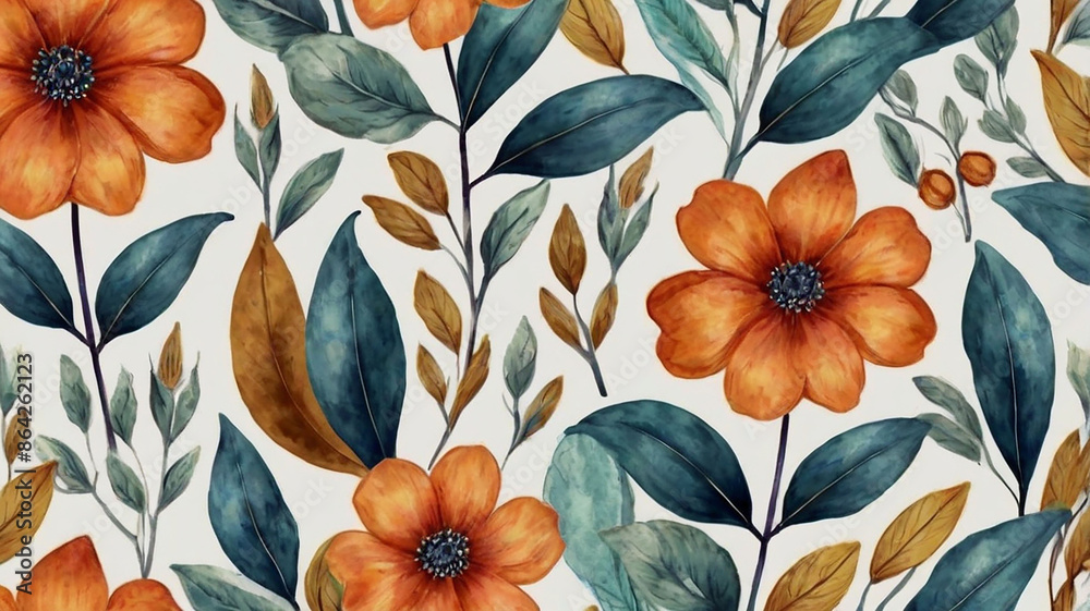 pattern with flowers pattern with flowers