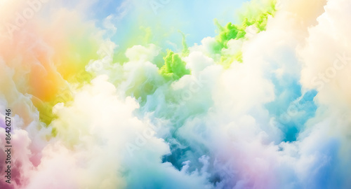 Dreamy Pastel Cloudscape © Rysak
