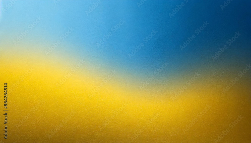 Ukraine flag, abstract gradient patriotic grainy blurred texture banner, background with copy space, yellow blue, independence, peace Ukraine flag, abstract gradient patriotic grainy blurred texture banner, background with copy space, yellow blue, independence, peace