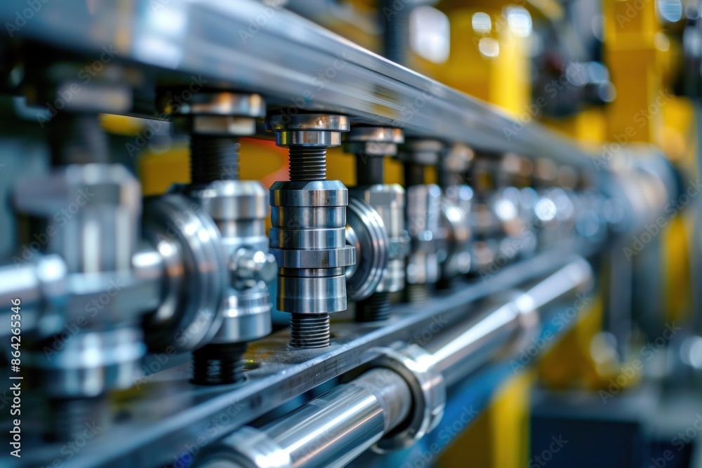 Pneumatic piston for machine technology, concept machine for lifting loads and hydraulic force. Pneumatic piston for machine technology, concept machine for lifting loads and hydraulic force.