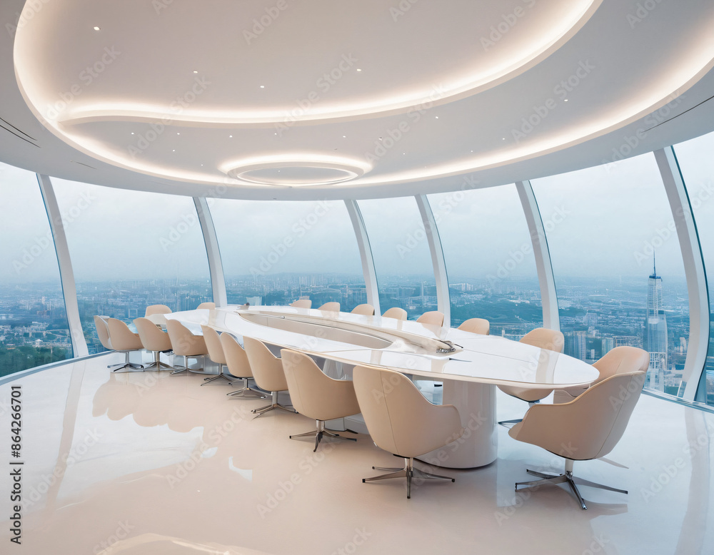 Fototapeta premium Future building projects and structures 