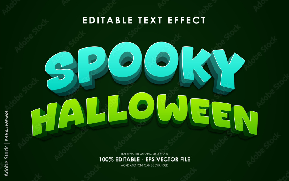 Editable Spooky Halloween Text Effect