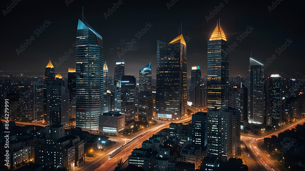Fototapeta premium city at night