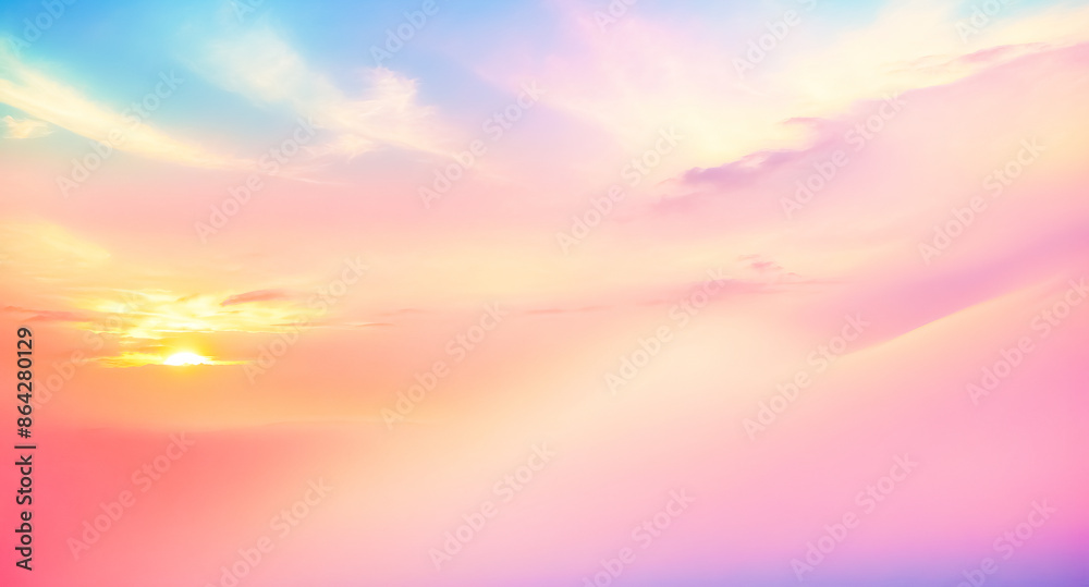 Fototapeta premium Pastel Sky