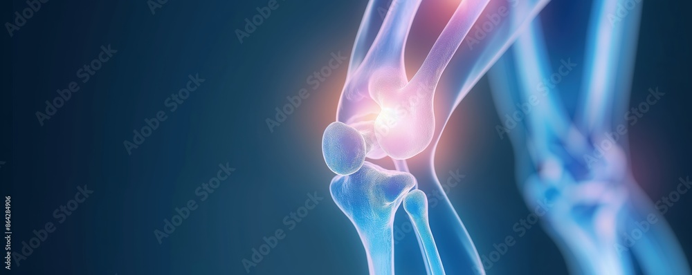 Illustration of arthritis affecting joints and causing pain