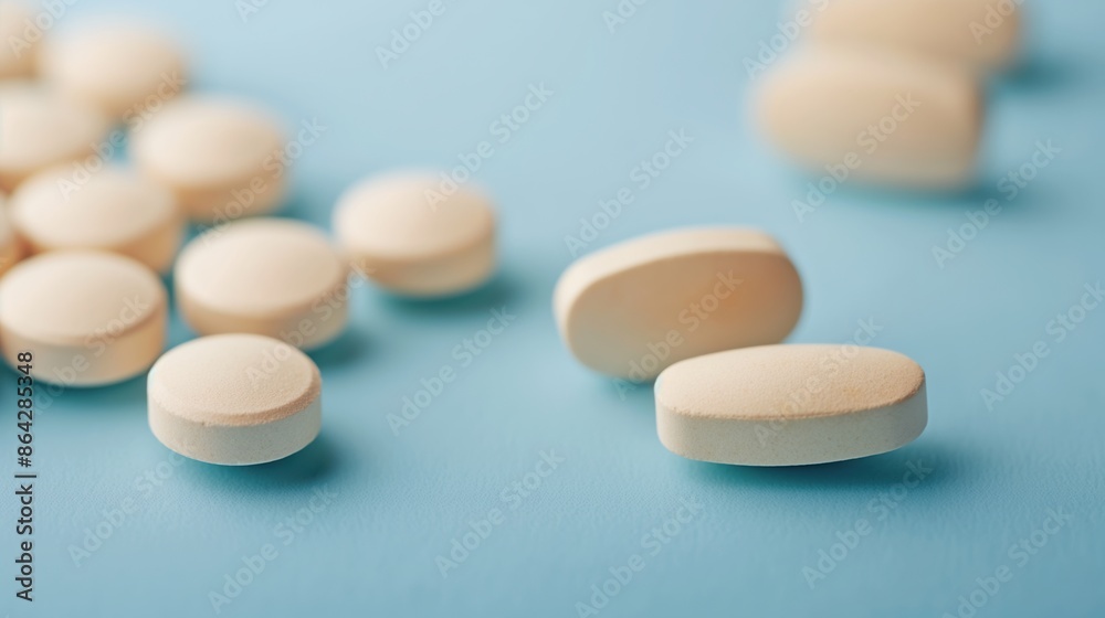 Close-up of medication for treating osteoporosis Close-up of medication for treating osteoporosis