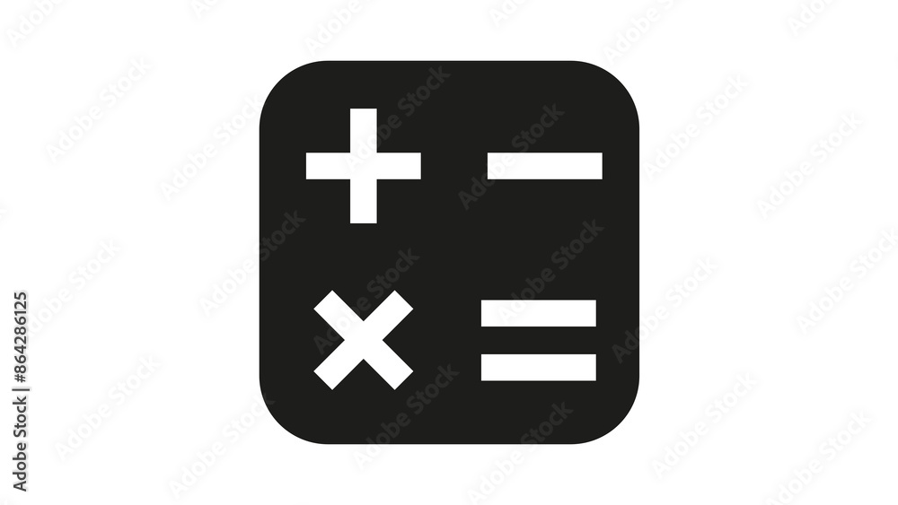Obraz premium calculator icon