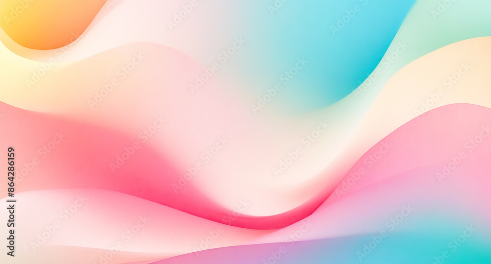Abstract colorful background with soft gradients and wavy shapes Abstract colorful background with soft gradients and wavy shapes