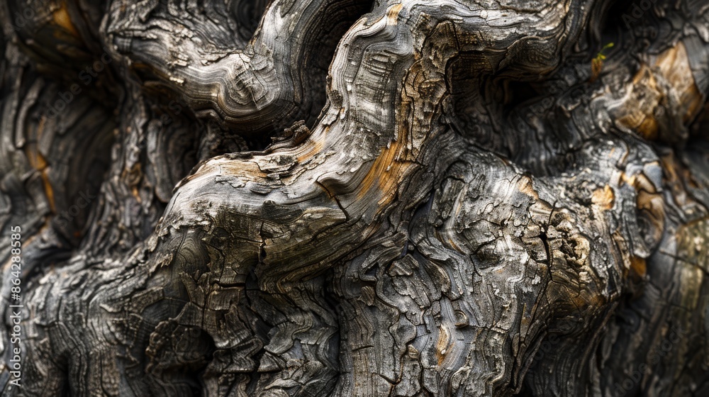 Ancient Tree Trunk with Rich and Weathered Texture Revealing Years of Growth and History Ancient Tree Trunk with Rich and Weathered Texture Revealing Years of Growth and History