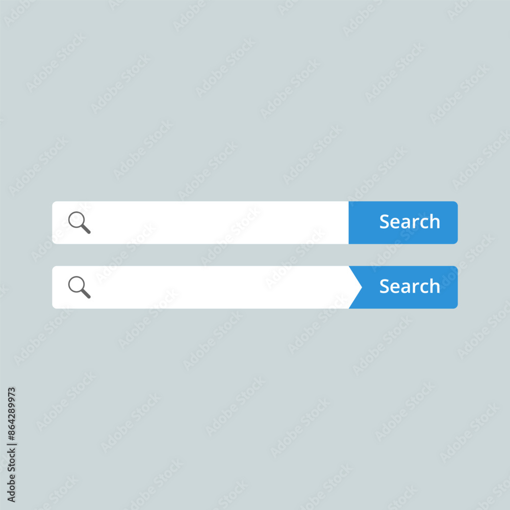 Search Bar Template Set for User Interface, Web, App, Software. Magnifying glass icon for form design Vector Illustration Search Bar Template Set for User Interface, Web, App, Software. Magnifying glass icon for form design Vector Illustration