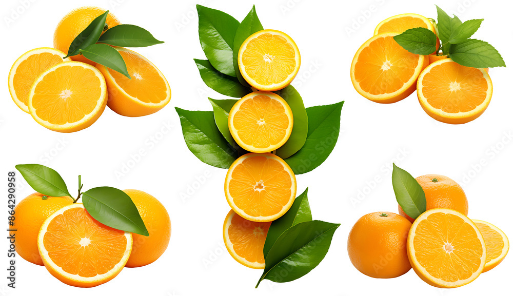 set of citrus fruits isolated set of citrus fruits isolated