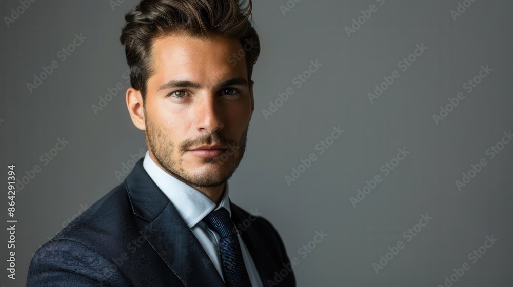confident businessman portrait professional male in suit isolated on clean background corporate headshot confident businessman portrait professional male in suit isolated on clean background corporate headshot