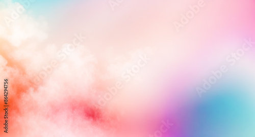 Abstract Pastel Sky Background