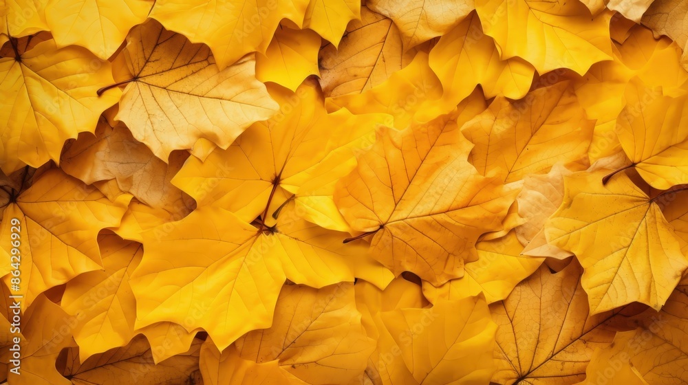 Golden Autumn Leaves Texture Golden Autumn Leaves Texture