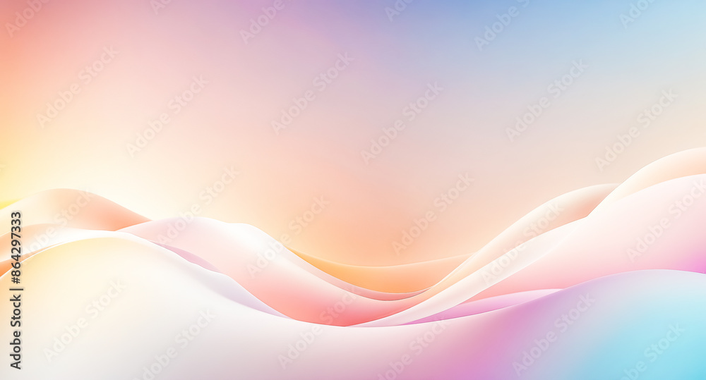 Abstract Gradient Background with Smooth Waves Abstract Gradient Background with Smooth Waves