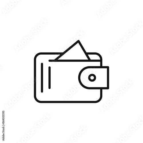 Wallet Icon for Financial Services and Money Management