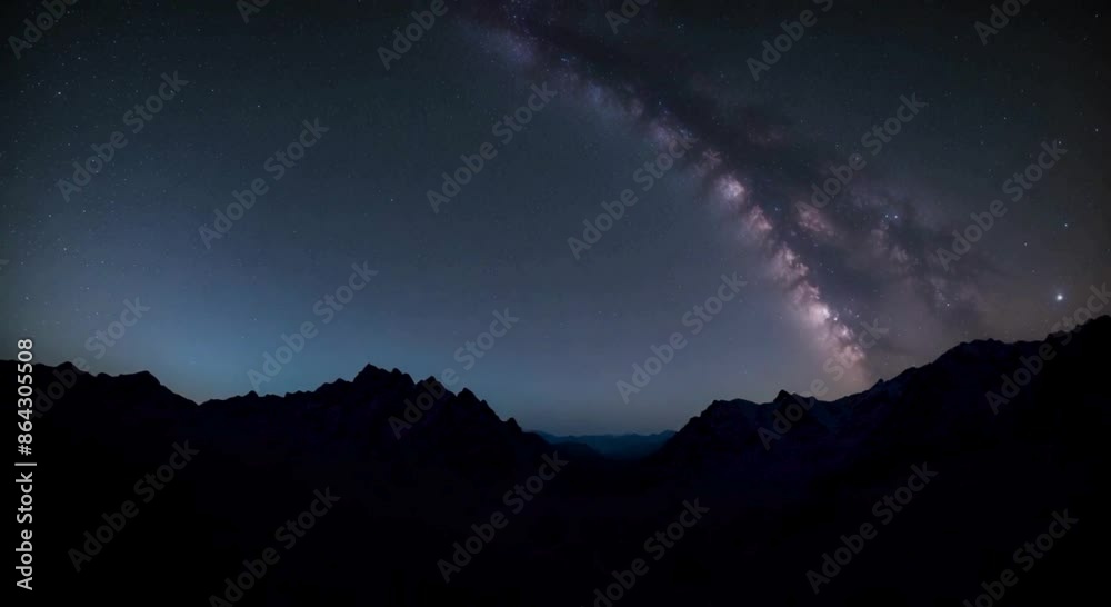 stars and mountain silhouette stars and mountain silhouette