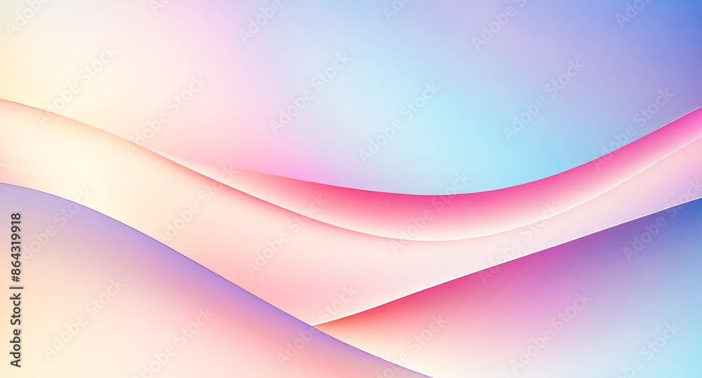 Abstract Gradient Background with Curved Shapes Abstract Gradient Background with Curved Shapes