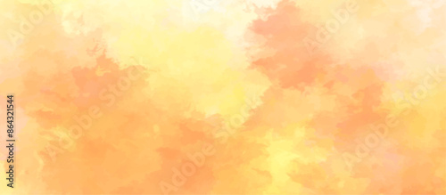 abstract red and yellow color background with bokeh .Delicate sepia background with paint stains watercolor texture .subtle watercolor pink yellow blue gradient illustration. 