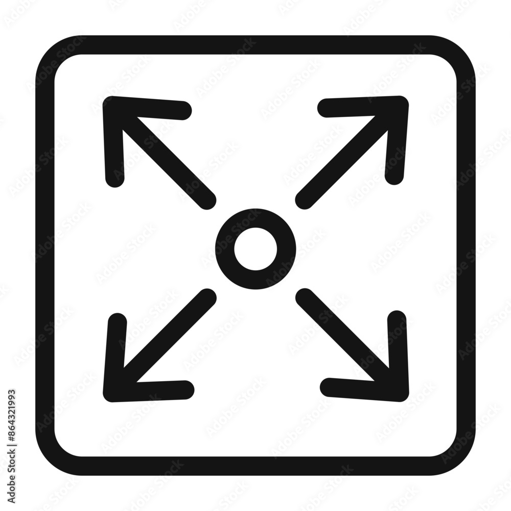 Expandable Arrows Navigation Icon for Enhanced User Interface and Experience Expandable Arrows Navigation Icon for Enhanced User Interface and Experience