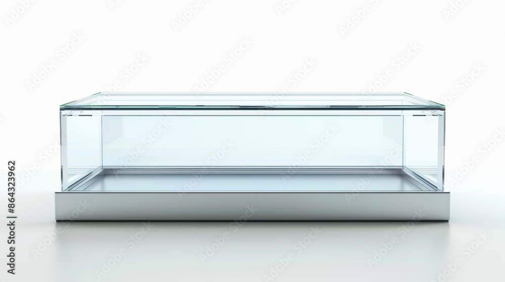 product display case, clear and secure, professional presentation, isolated on white background product display case, clear and secure, professional presentation, isolated on white background