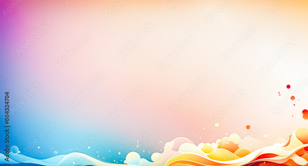 Abstract Colorful Wave Background Abstract Colorful Wave Background