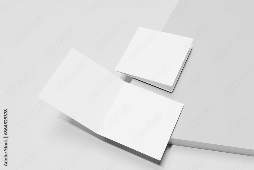 Bifold square brochure Bifold square brochure