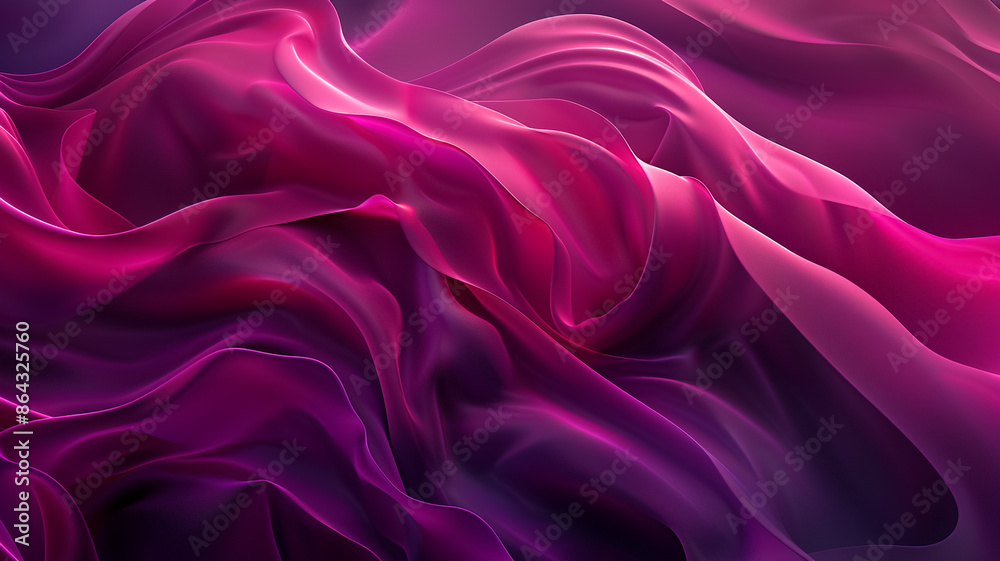 Obraz premium magenta abstract background with waves.