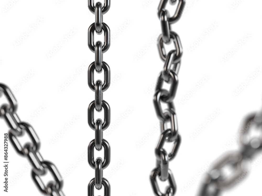 Obraz premium Chain 3d render