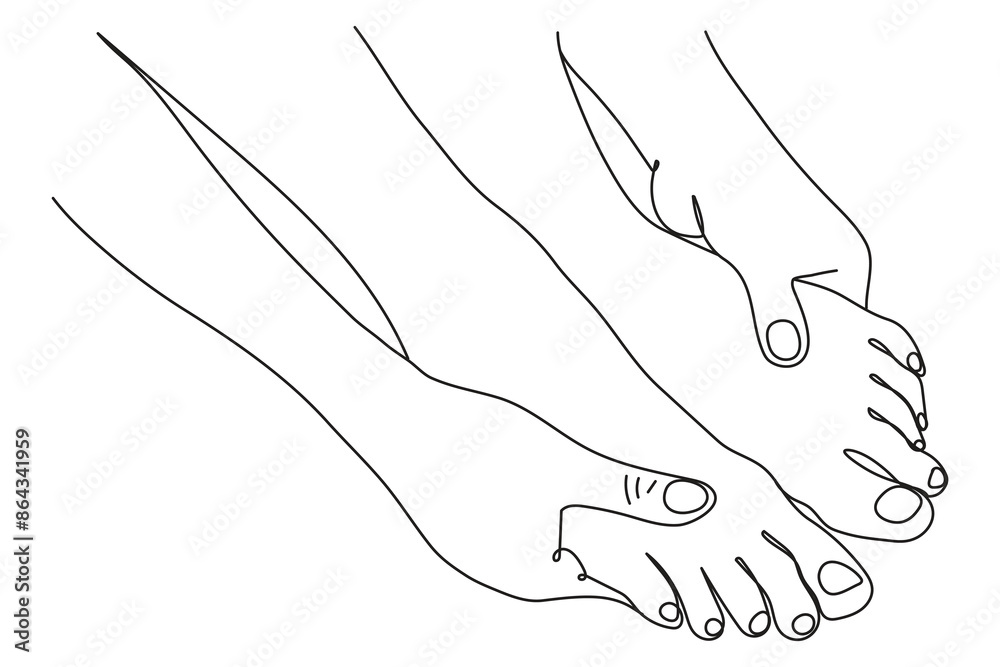 foot care line drawing heels leg foot care line drawing heels leg