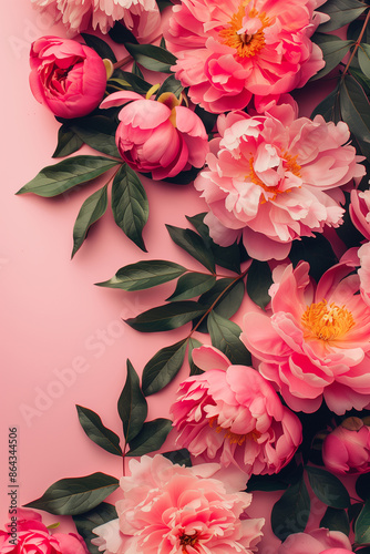 Beautiful flowers background, banner for greeting card