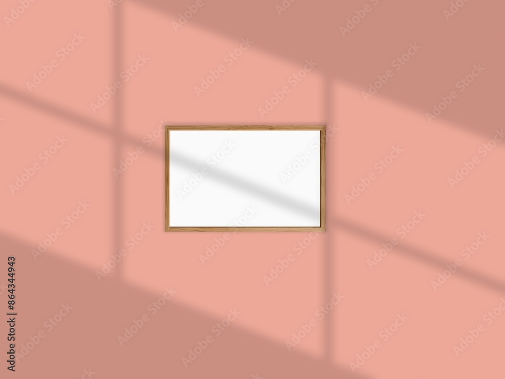 Blank wall frames mockup, concept of proposal and design phase of a product background Blank wall frames mockup, concept of proposal and design phase of a product background
