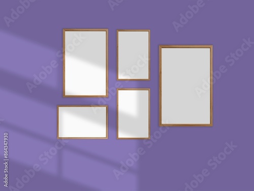 Picture frames mockup posters