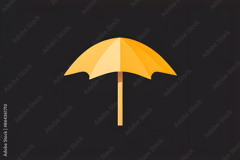 A simple yet versatile icon. This line and solid icon duo depicts a classic beach umbrella, perfect for representing sun protection and relaxation. A simple yet versatile icon. This line and solid icon duo depicts a classic beach umbrella, perfect for representing sun protection and relaxation.