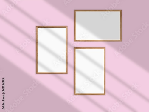 Frame mockup on the wall