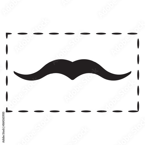 mustache icon design