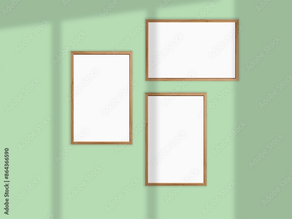 Minimal picture poster frame mockup Minimal picture poster frame mockup